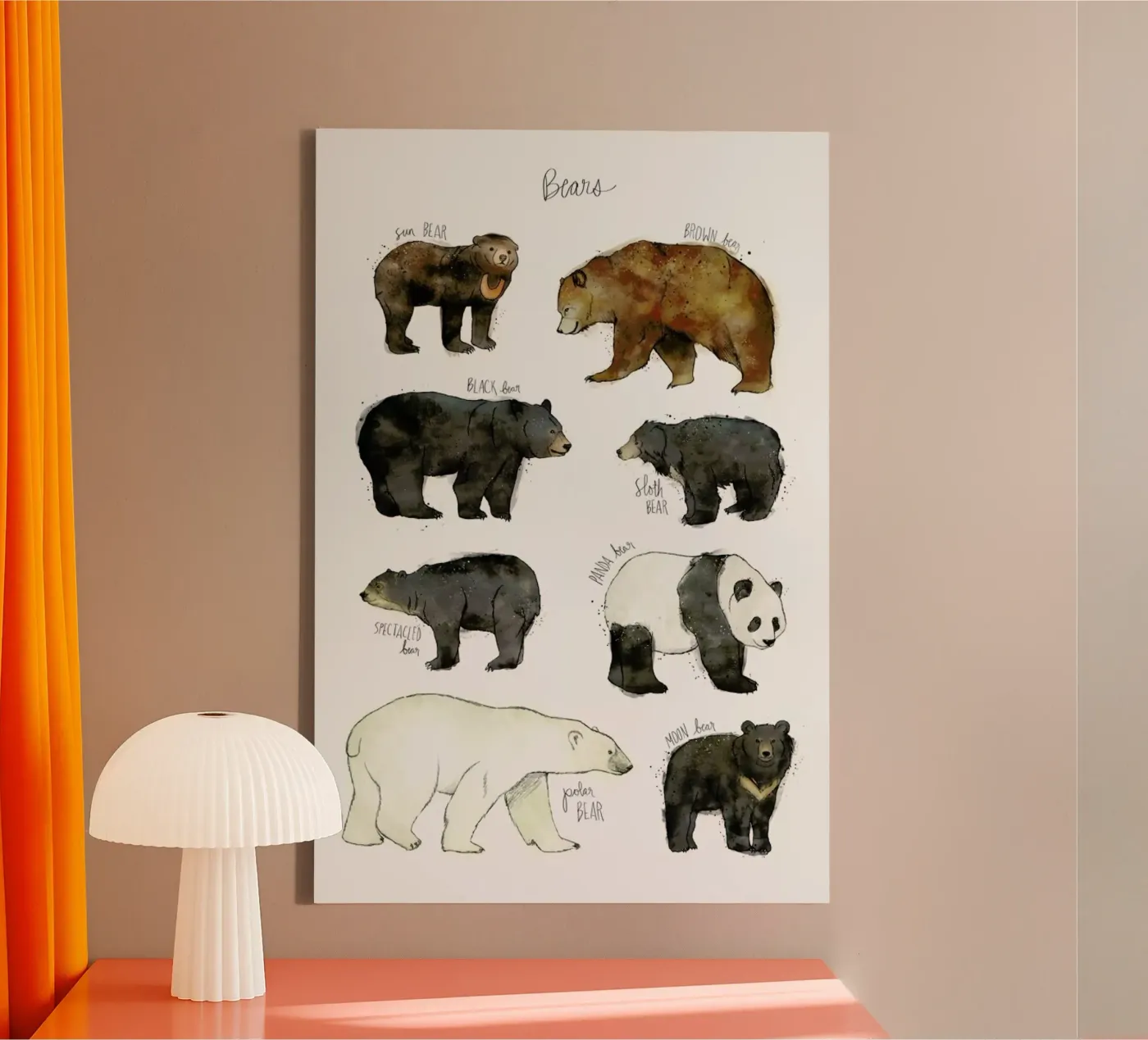 Bears tela da Amy Hamilton