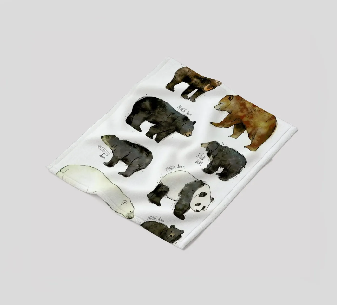 Bears Fleecedecke von Amy Hamilton
