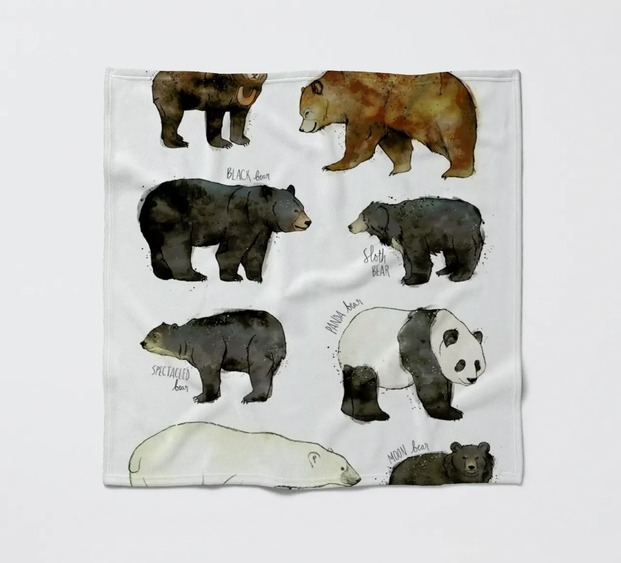 Bears Fleecedecke von Amy Hamilton
