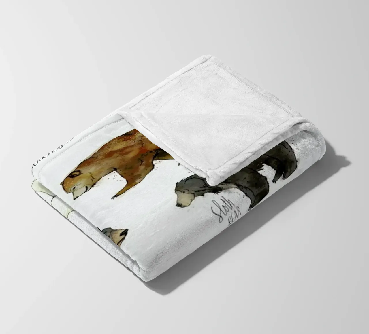 Bears fleece blanket by Amy Hamilton