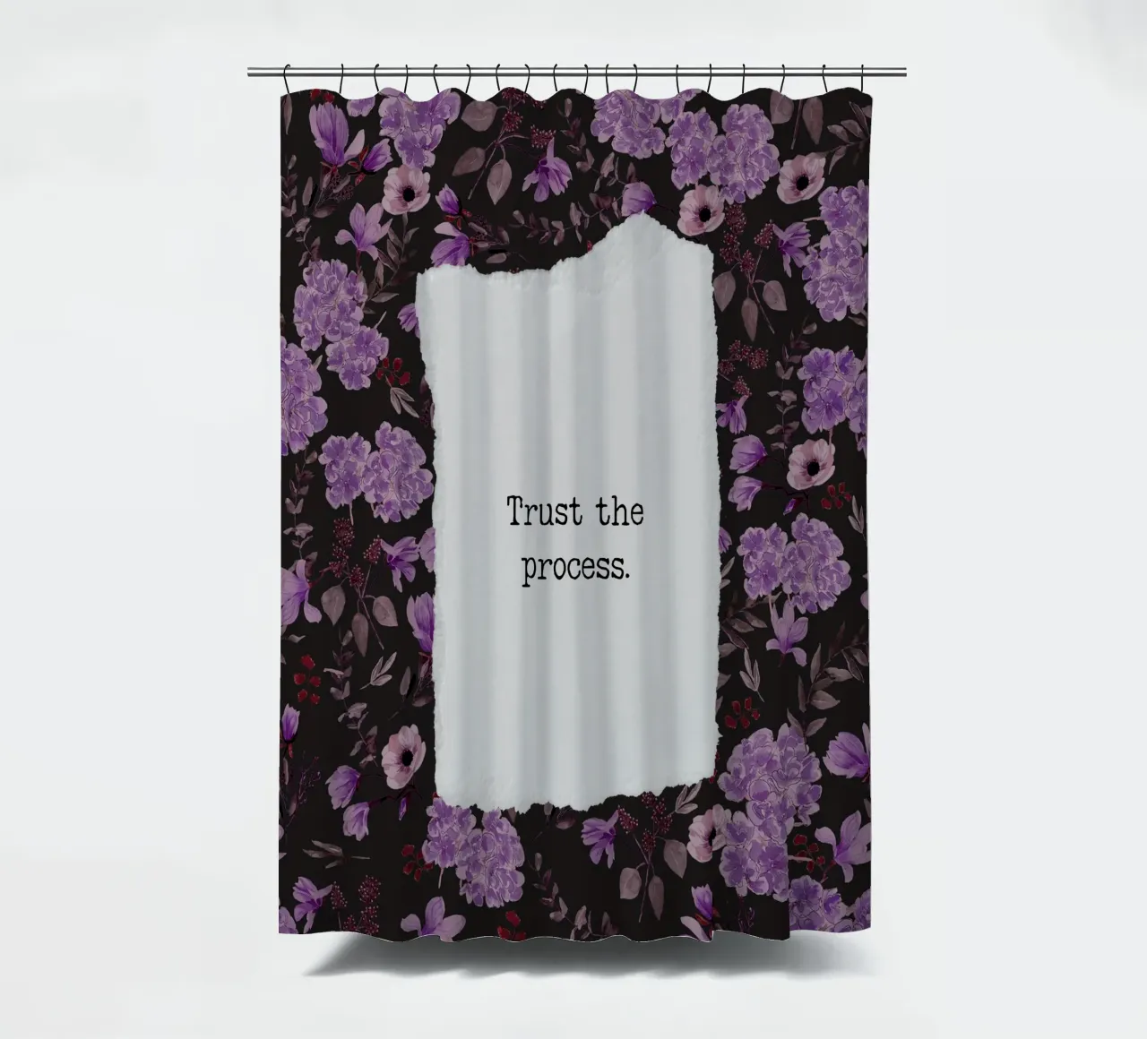 Trust the process tenda da doccia da anisillustration