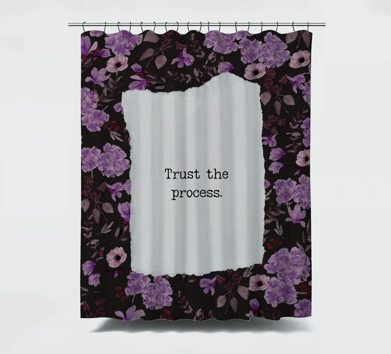 Trust the process tenda da doccia da anisillustration