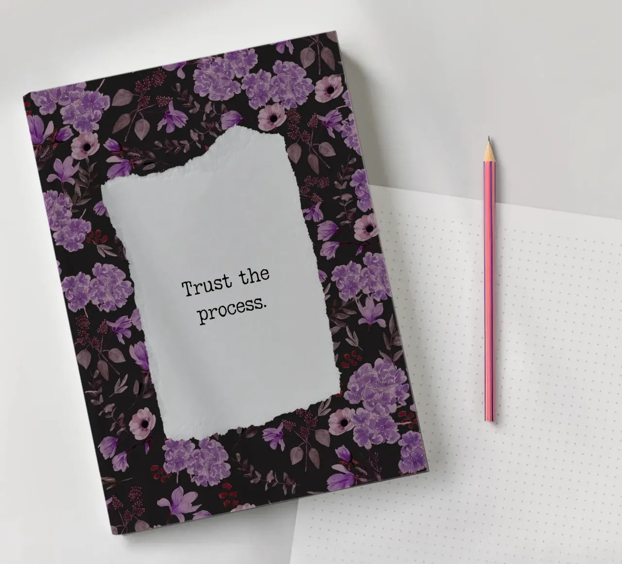 Trust the process notebook by anisillustration