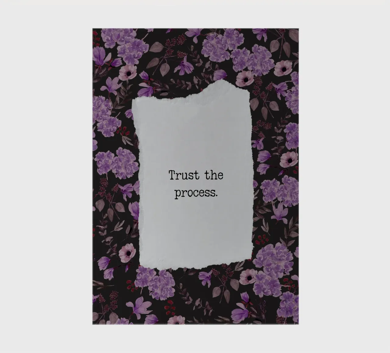 Trust the process notebook by anisillustration