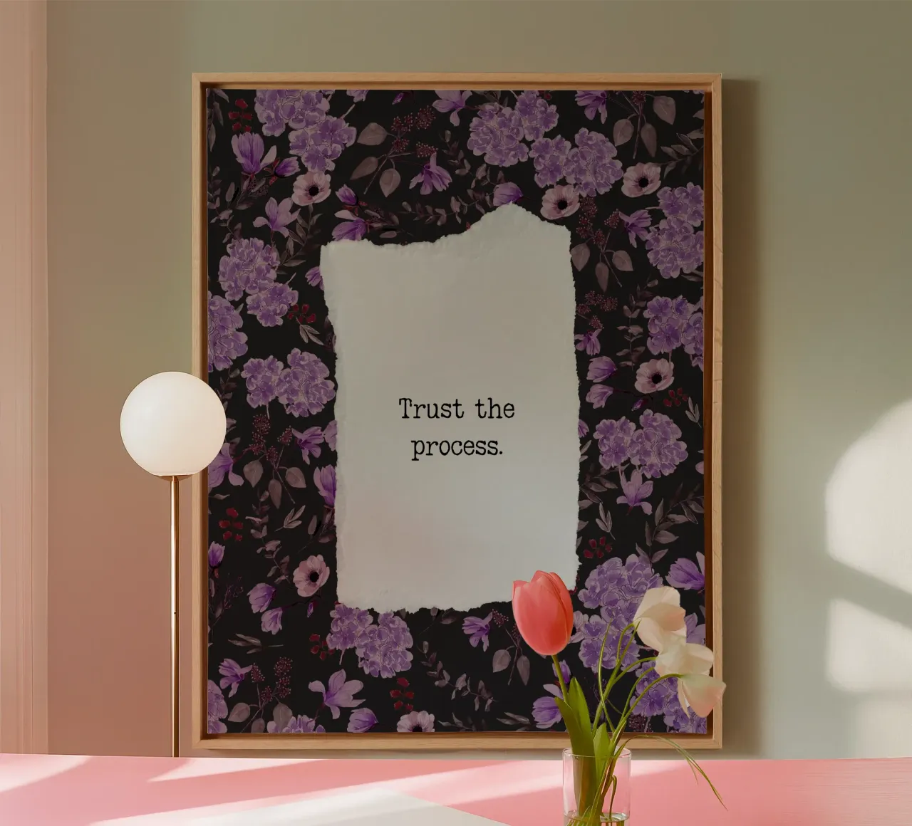 Trust the process canvas by anisillustration