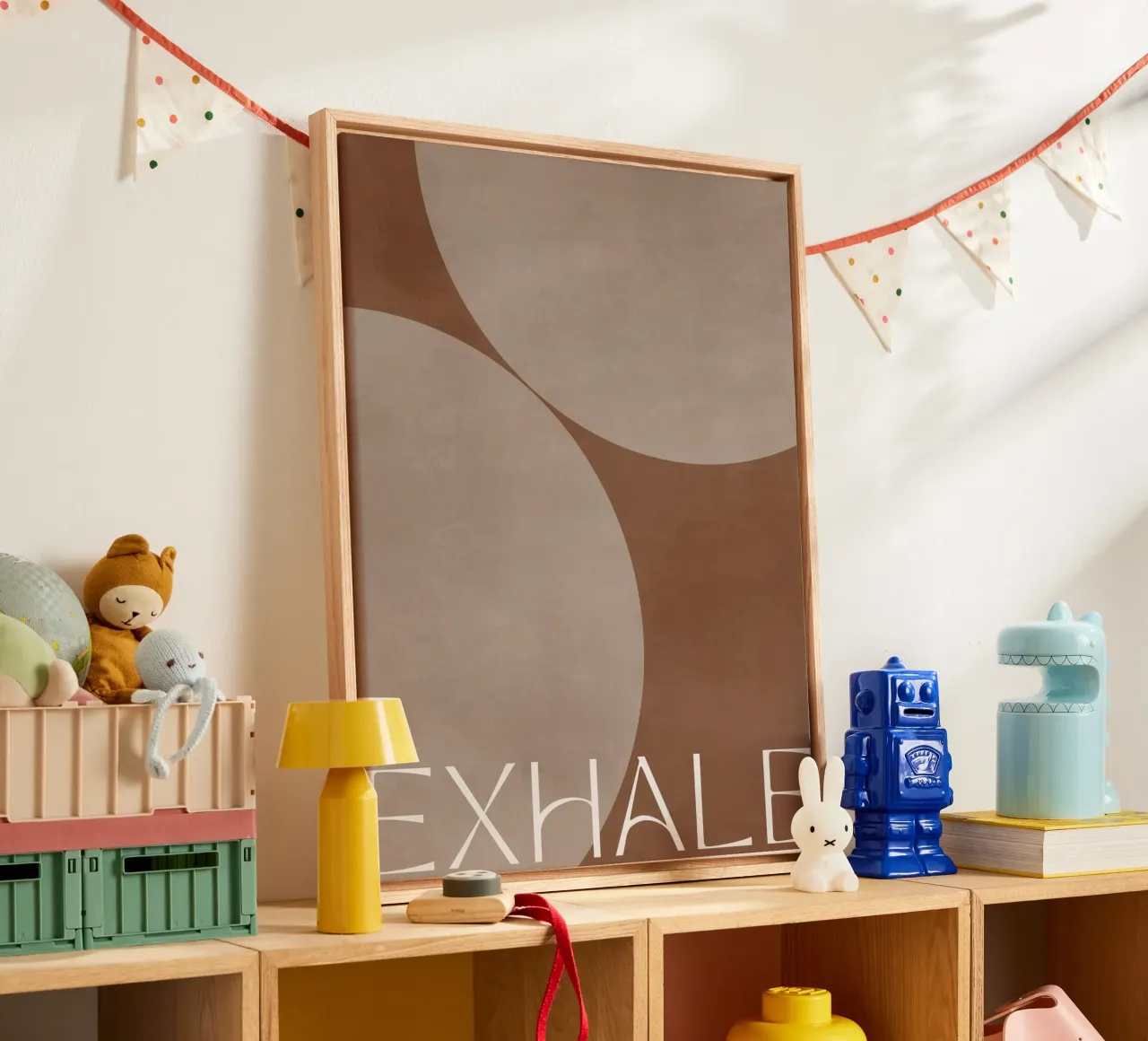 Exhale (Version 2) tela con Cornice a cassetta da treechild