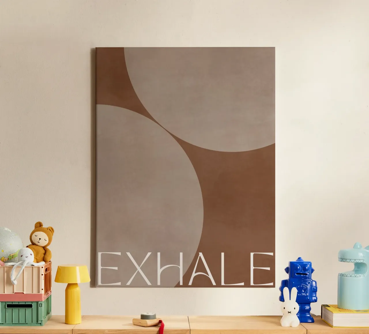 Exhale (Version 2) tela con Cornice a cassetta da treechild