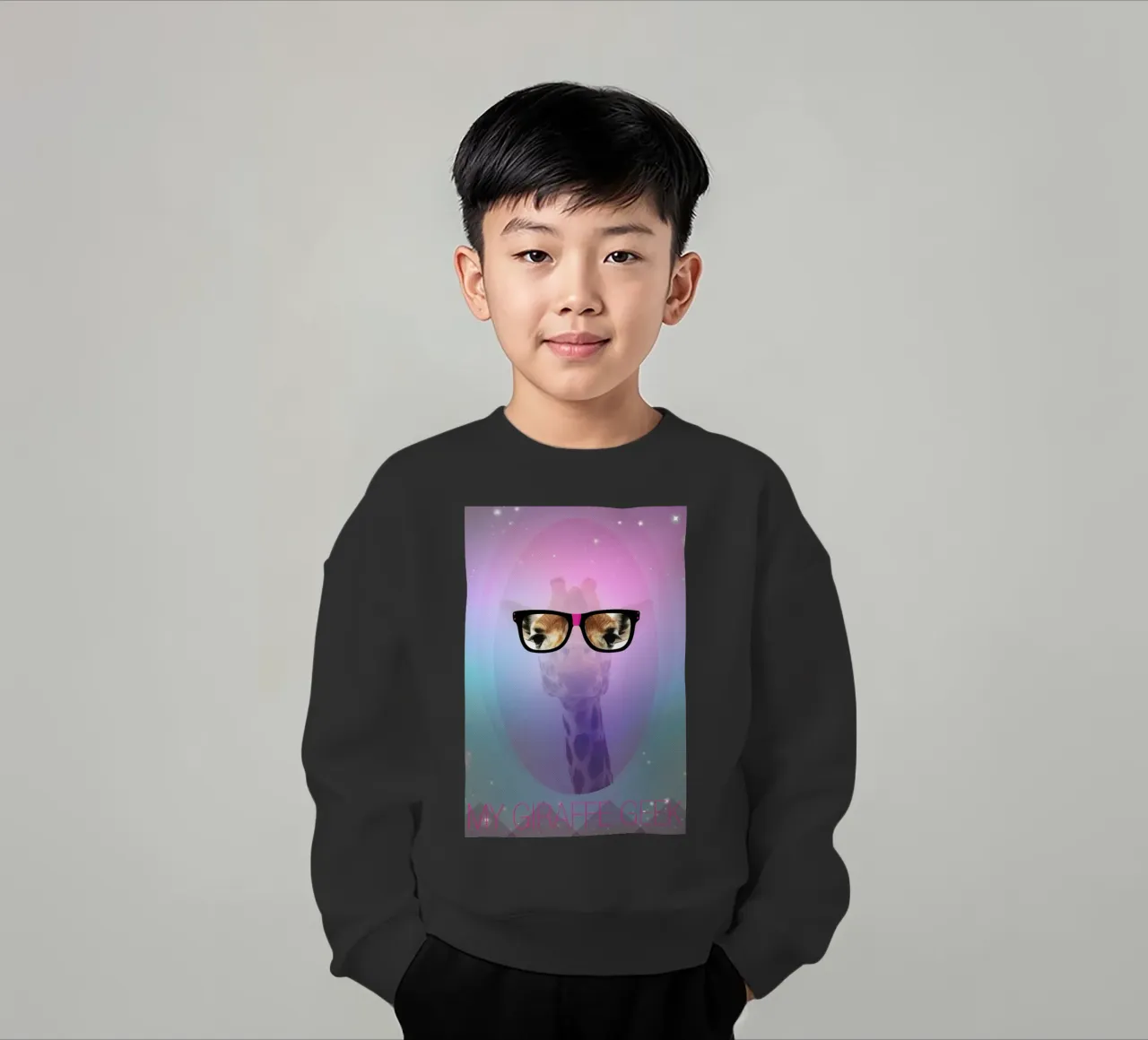 My Giraffe Geek felpa bambino da AS Art