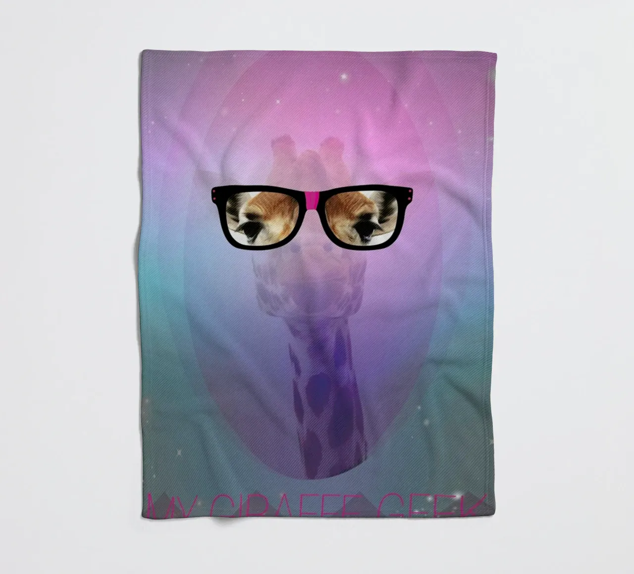My Giraffe Geek coperta in pile da AS Art
