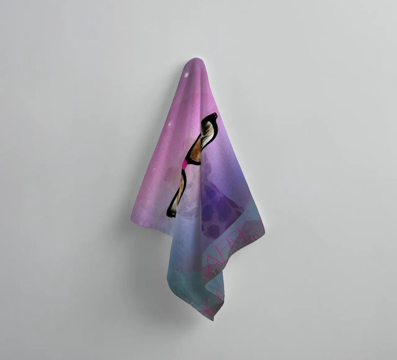 My Giraffe Geek asciugamano da bagno da AS Art