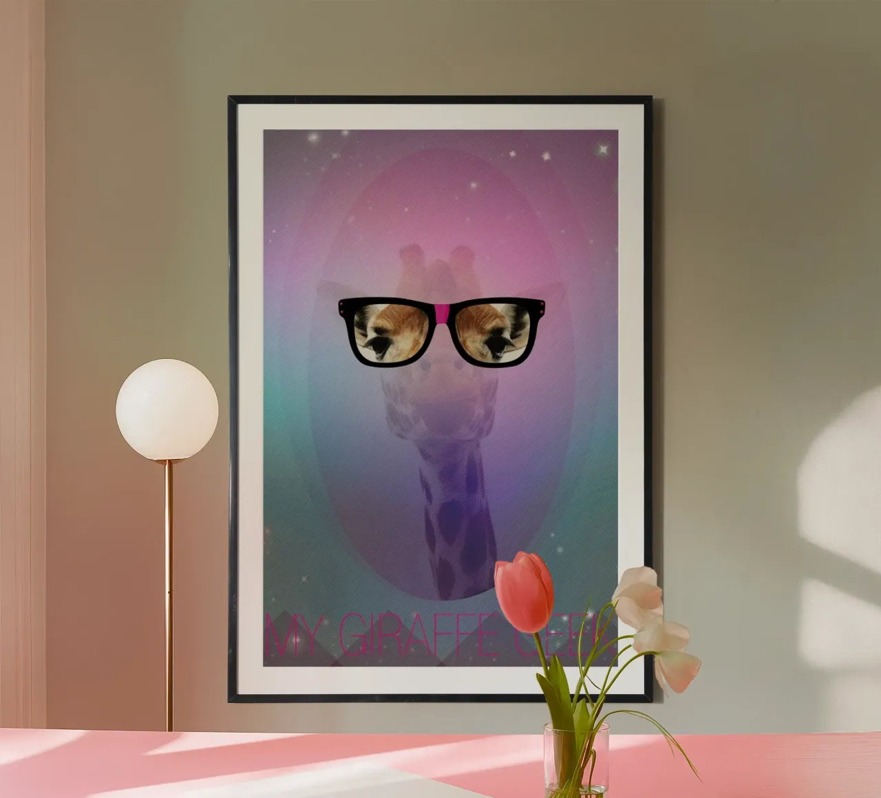 My Giraffe Geek carta hahnemühle da AS Art