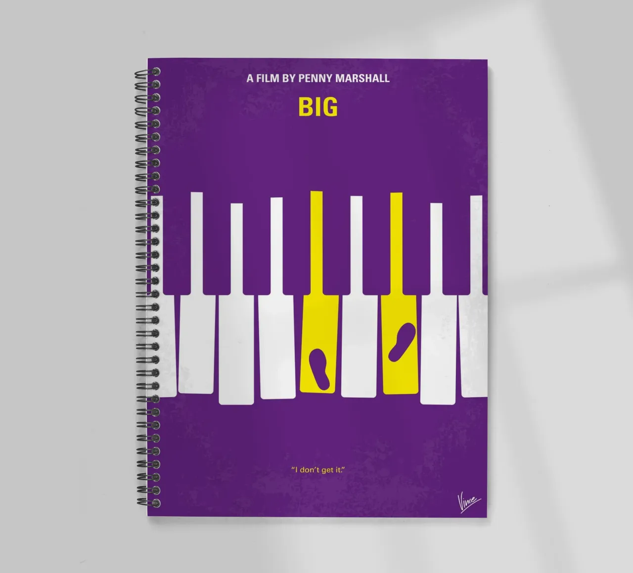 No1218 My Big minimal movie poster Ringbuch von Chungkong