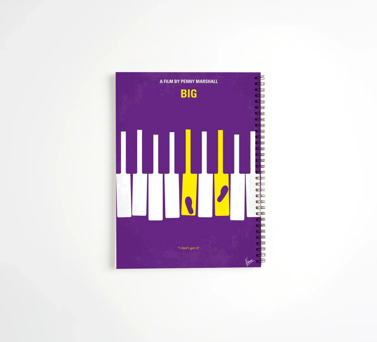 No1218 My Big minimal movie poster Ringbuch von Chungkong