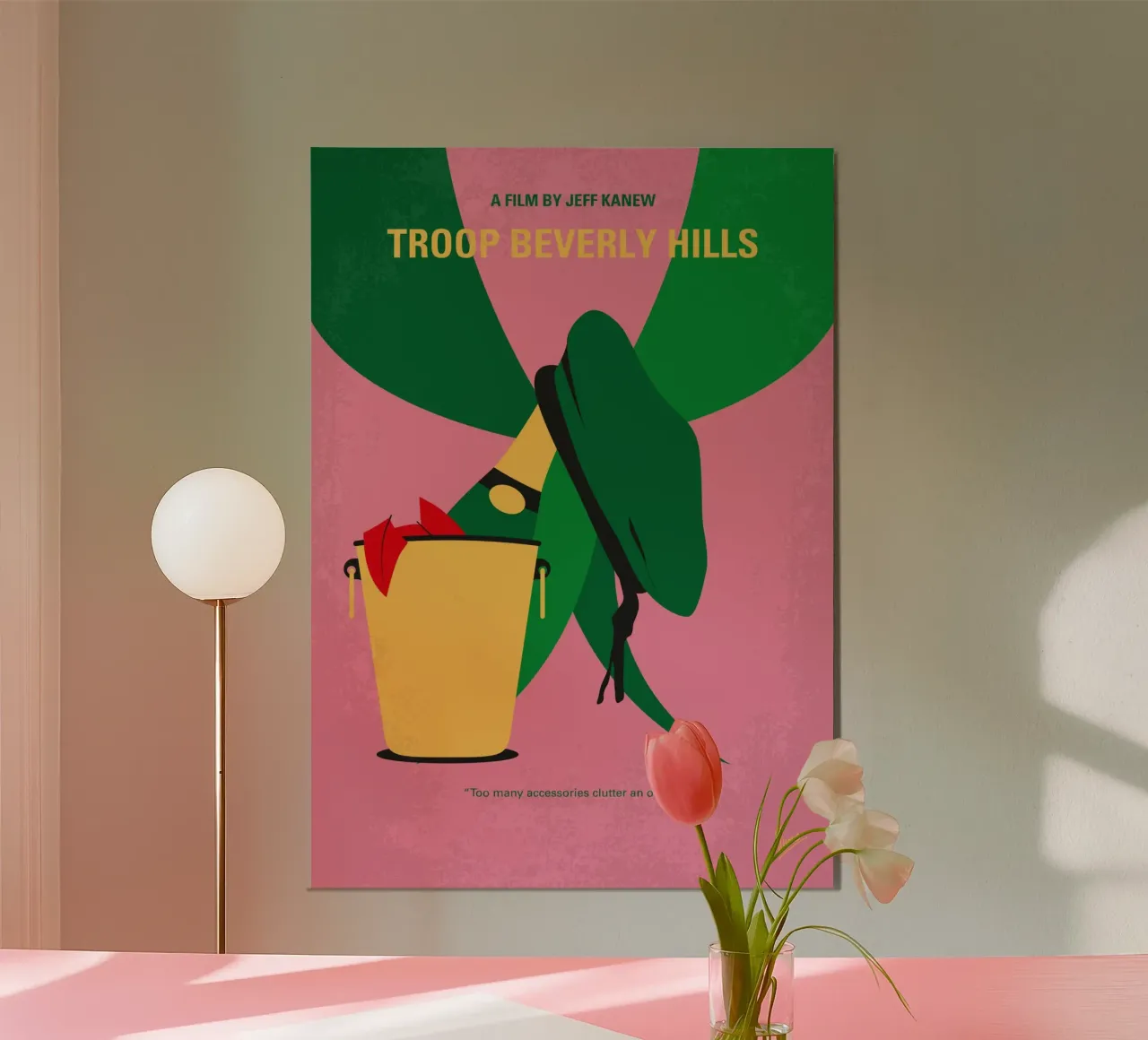 No1229 My Troop Beverly Hills minimal movie poster poster con telaio in plastica da Chungkong