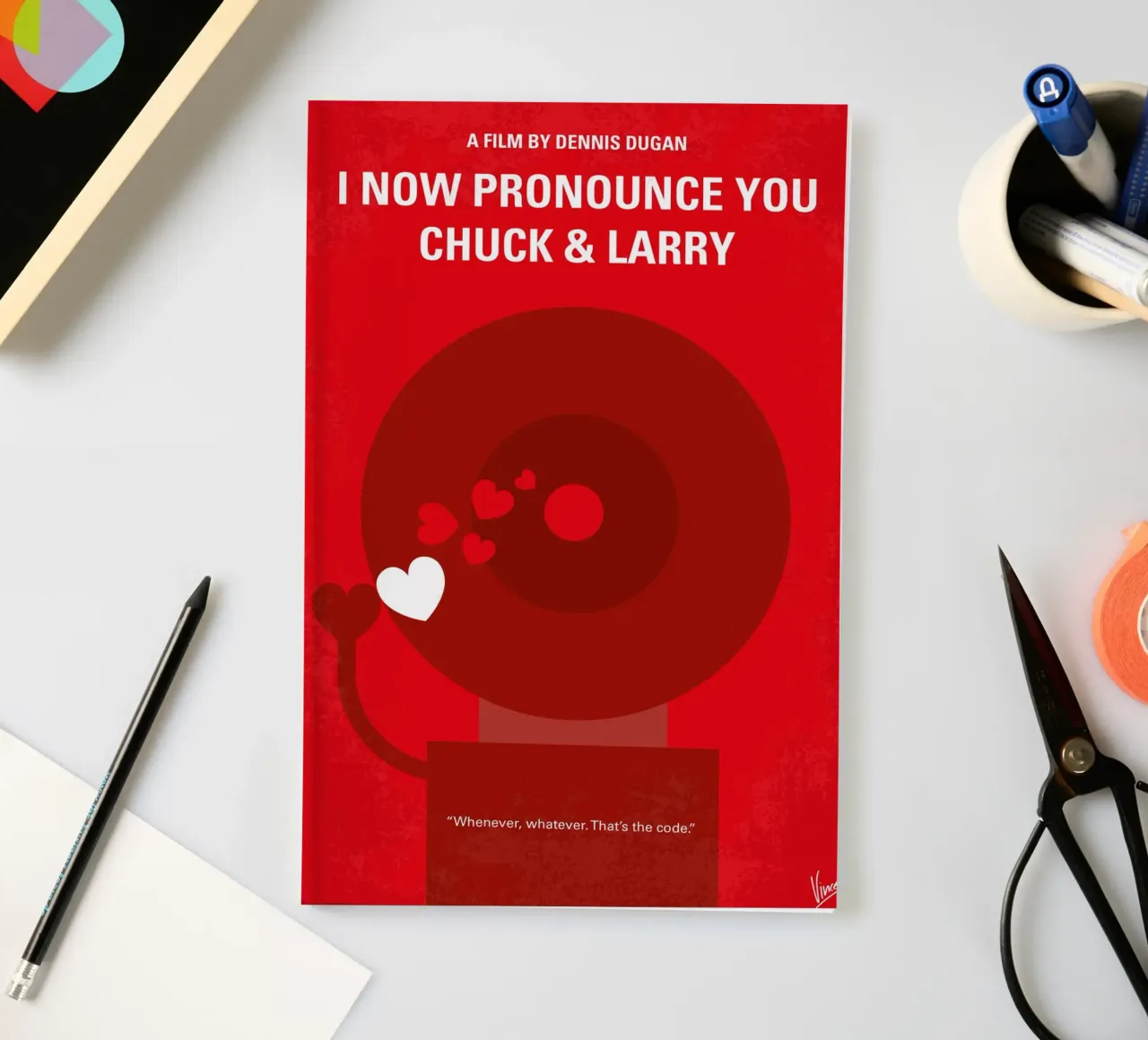 No1230 My I Now Pronounce You Chuck Larry minimal movie post diario da Chungkong