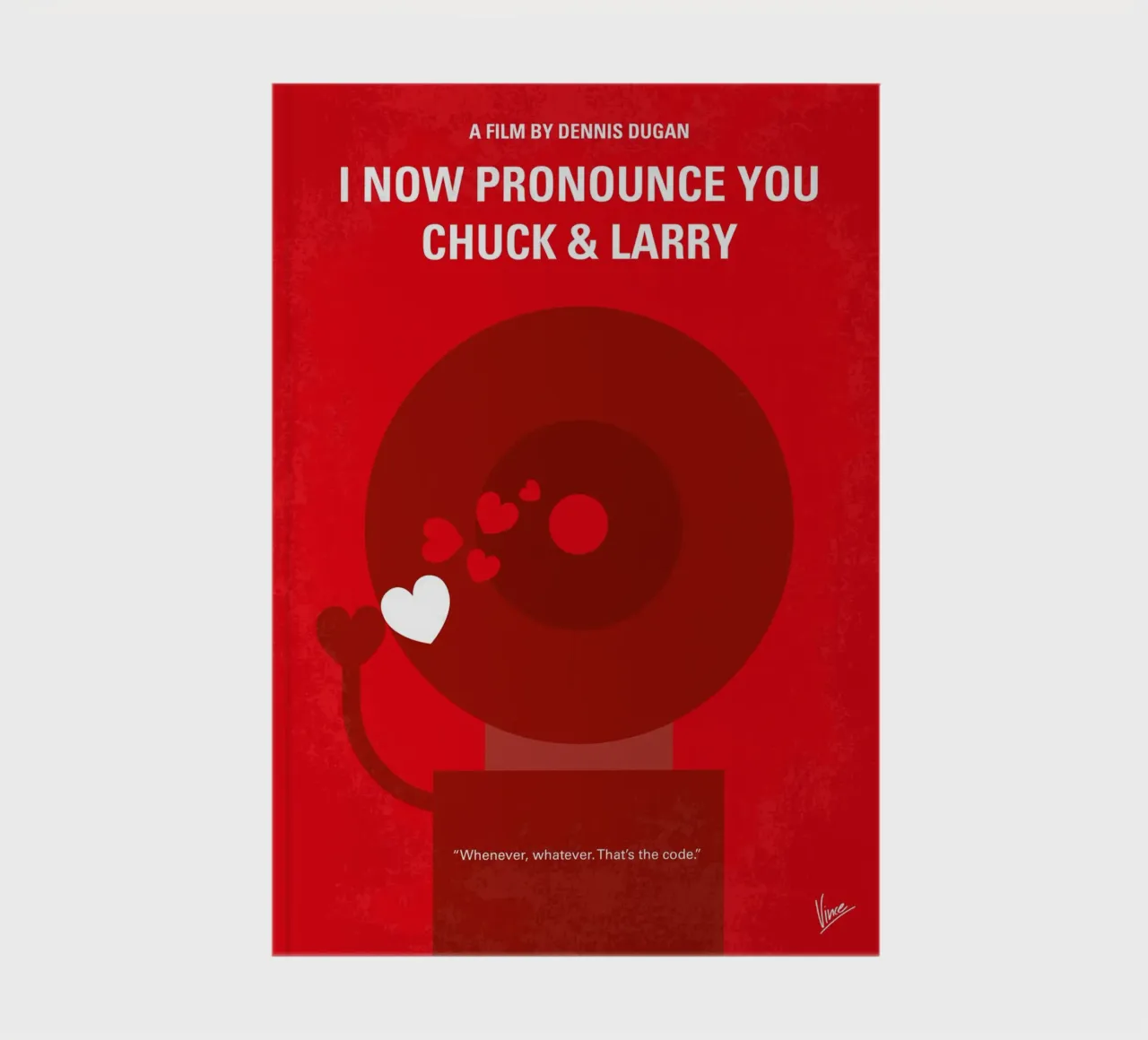 No1230 My I Now Pronounce You Chuck Larry minimal movie post diario da Chungkong