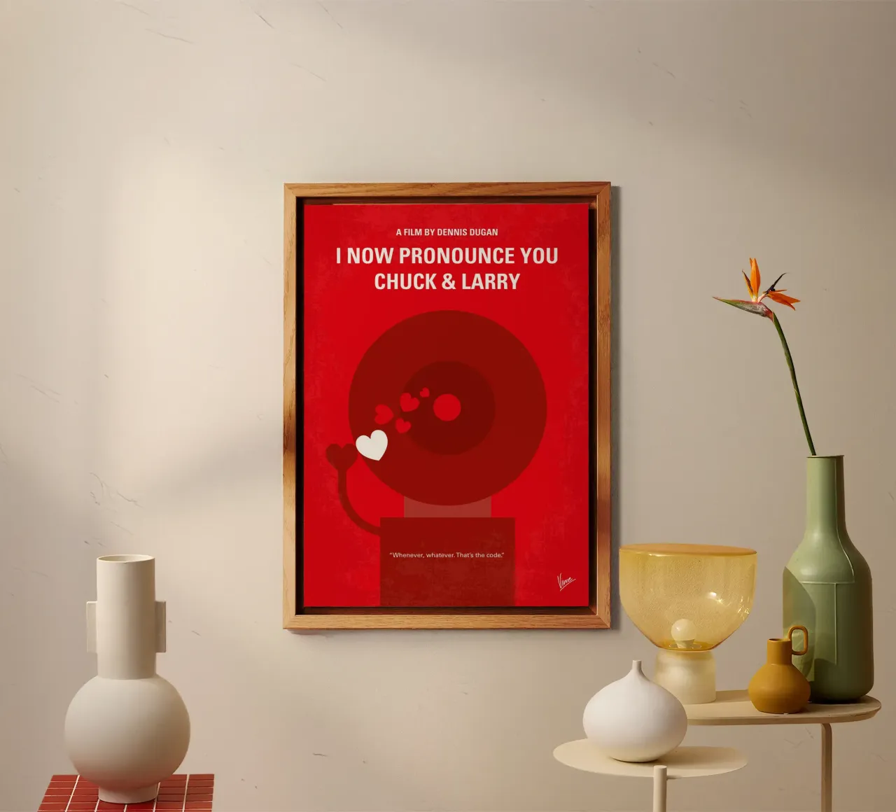 No1230 My I Now Pronounce You Chuck Larry minimal movie post pannello forex da Chungkong