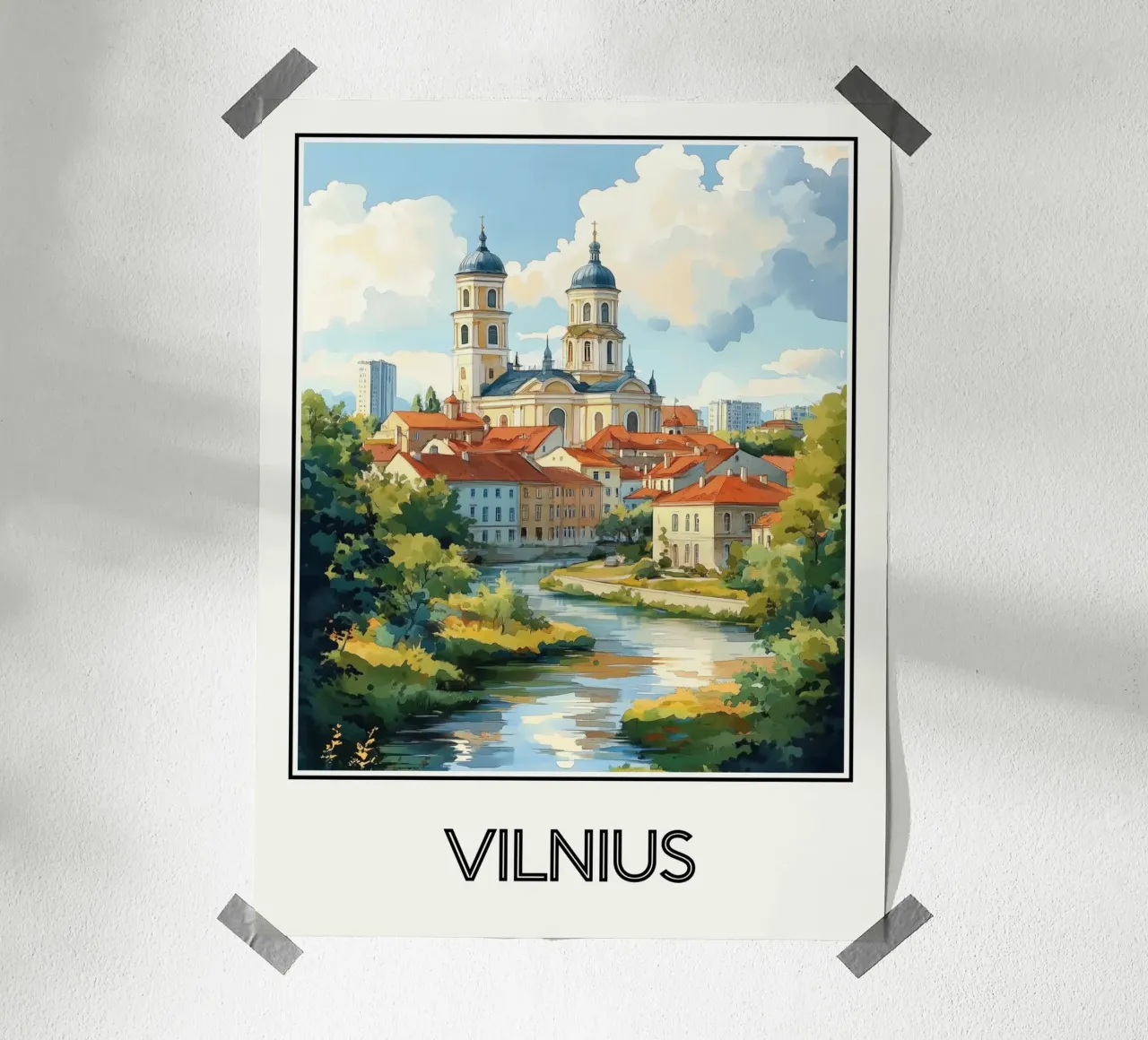 Vilnius poster da Frame the World