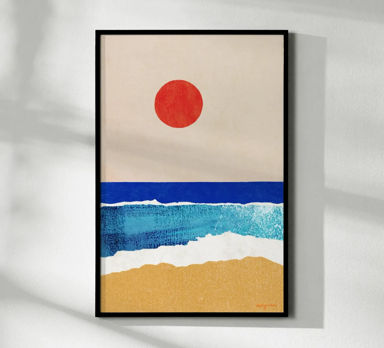 Alba sull'oceano poster da Henry Rivers