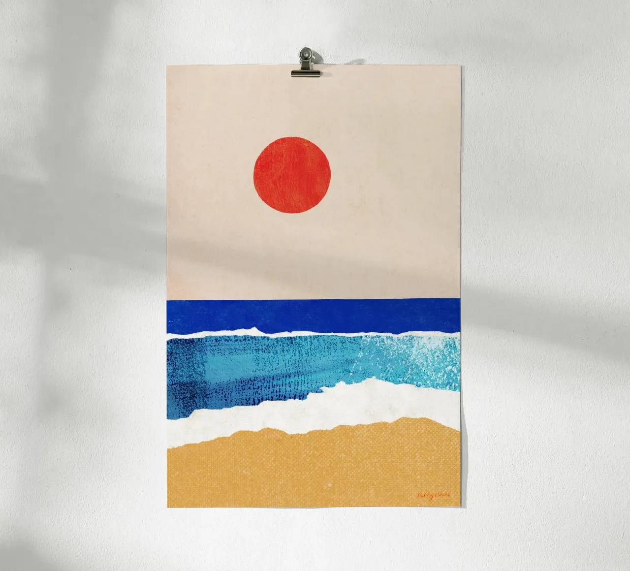 Alba sull'oceano poster da Henry Rivers
