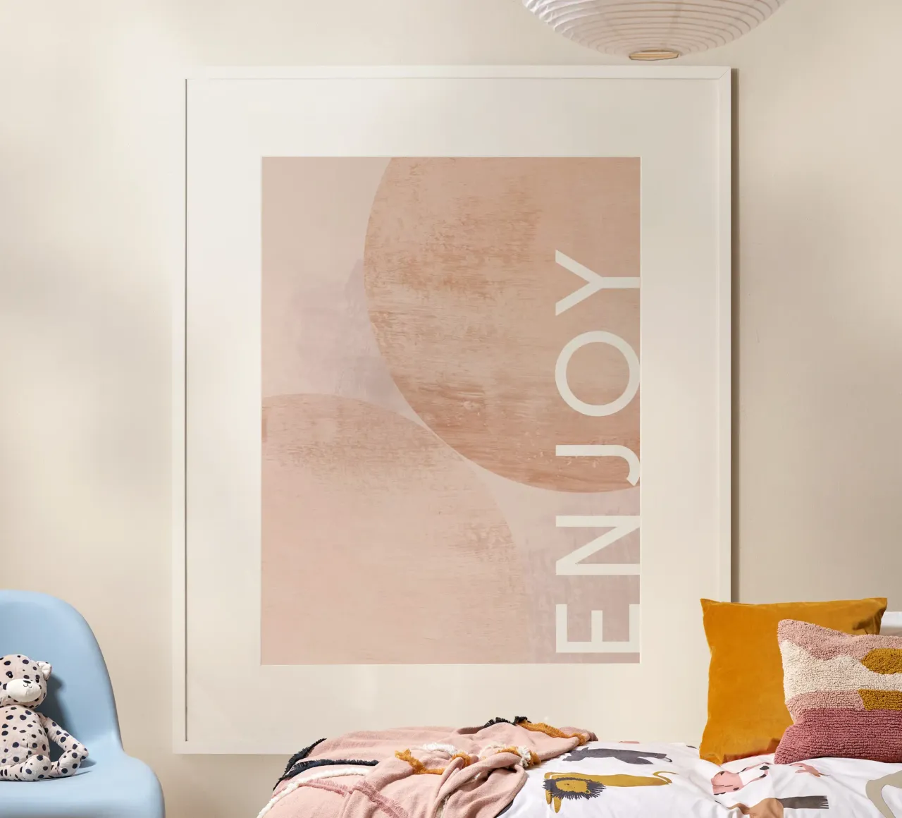 Enjoy poster con telaio in alluminio da treechild