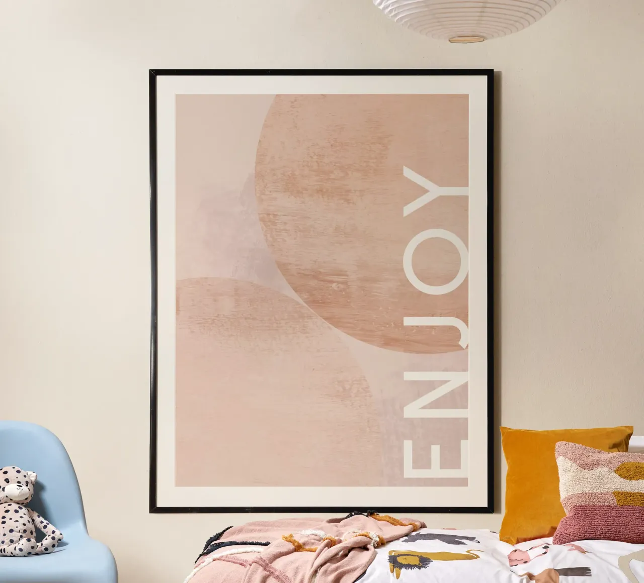 Enjoy poster con telaio in alluminio da treechild