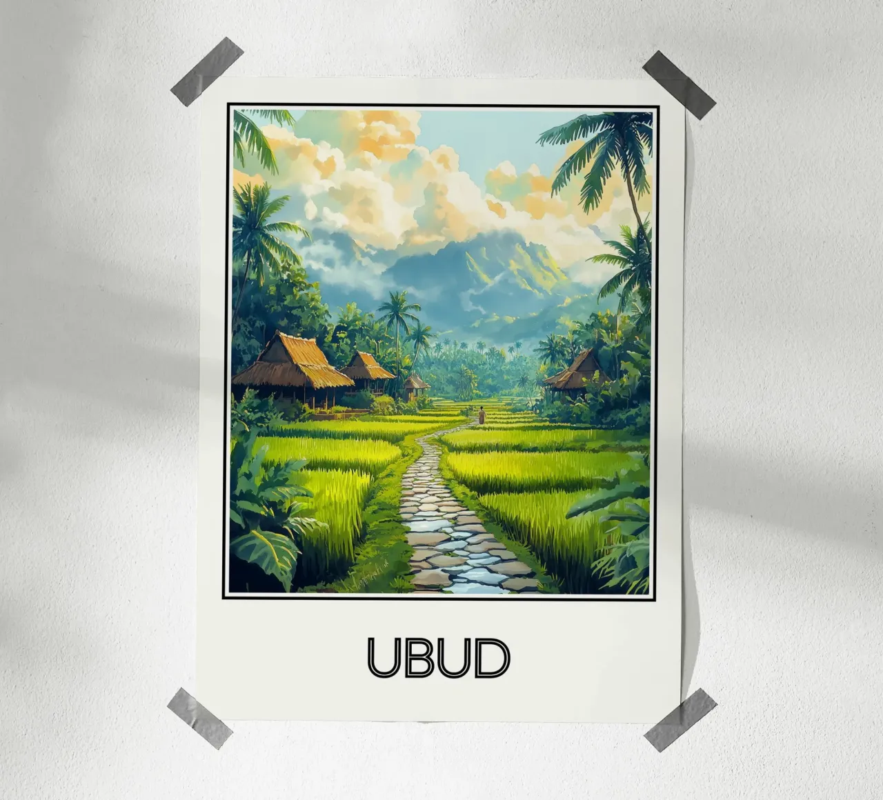 Ubud poster da Frame the World