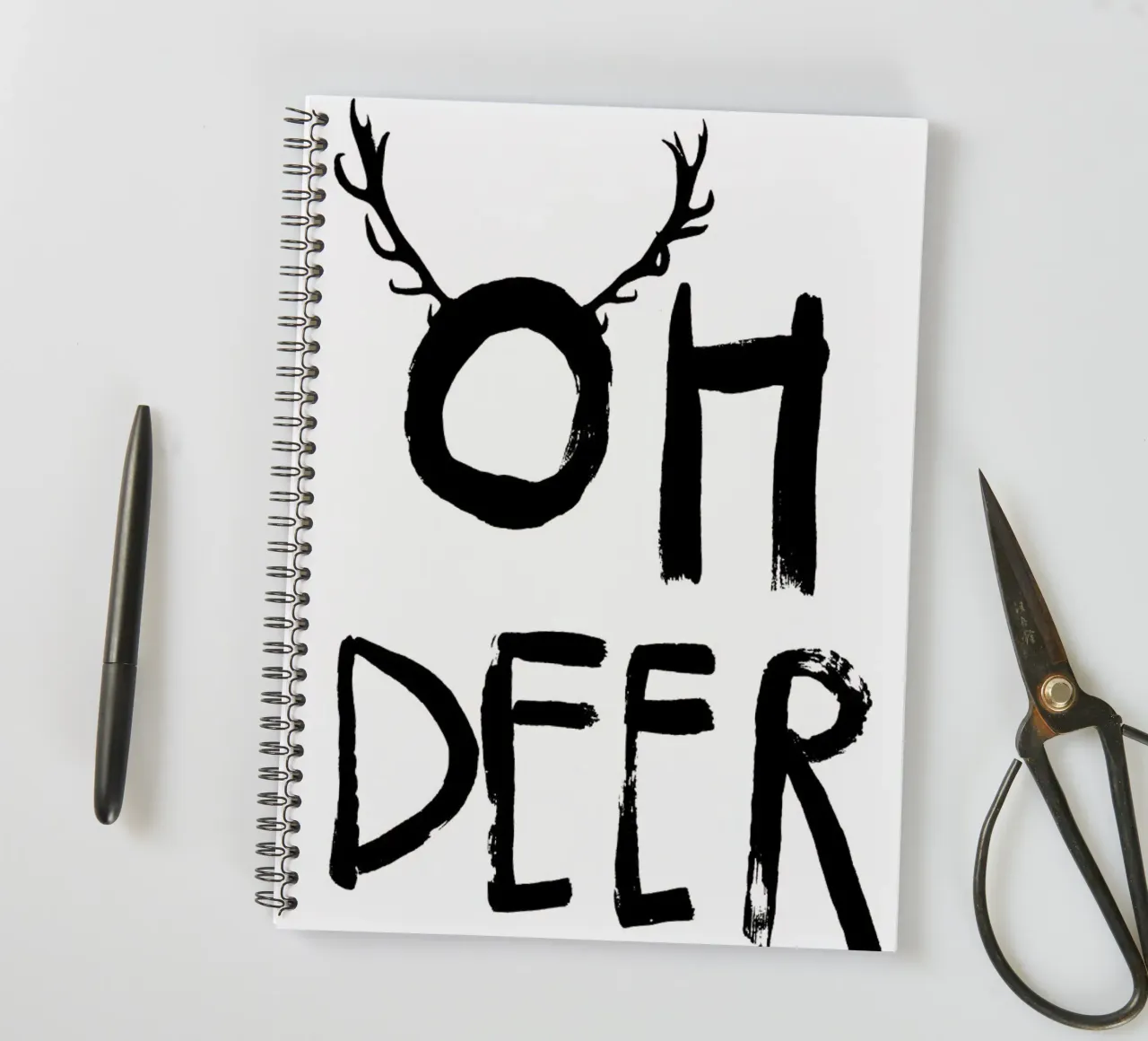 Oh Deer carnet à spirale de treechild