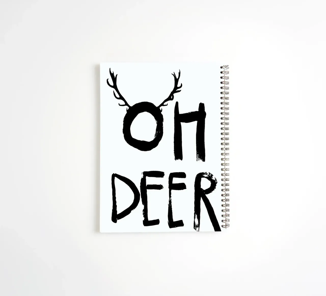 Oh Deer carnet à spirale de treechild