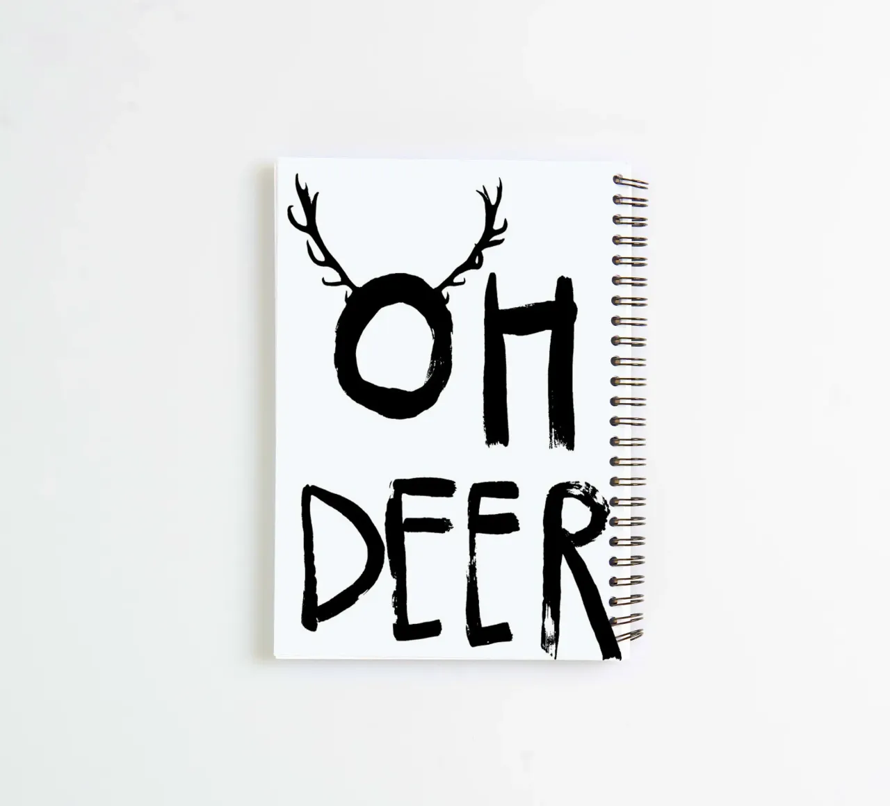 Oh Deer carnet à spirale de treechild