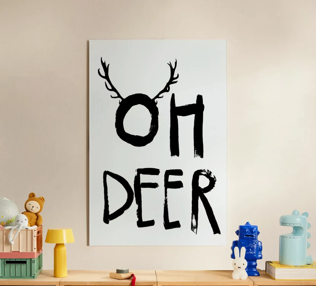 Oh Deer acrylic glass by treechild