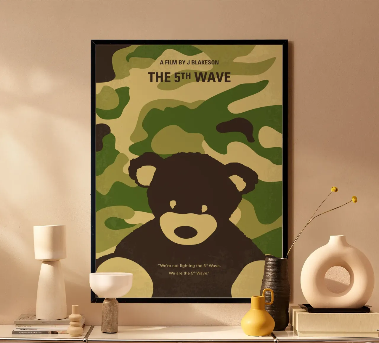 No1243 My The 5th Wave minimal movie poster poster con telaio in plastica da Chungkong