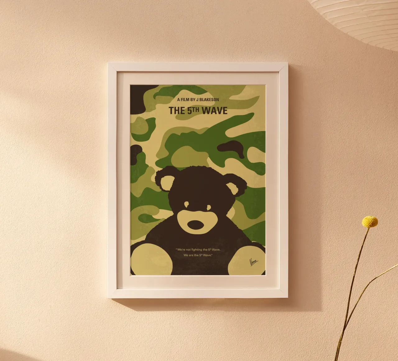 No1243 My The 5th Wave minimal movie poster poster con telaio in plastica da Chungkong