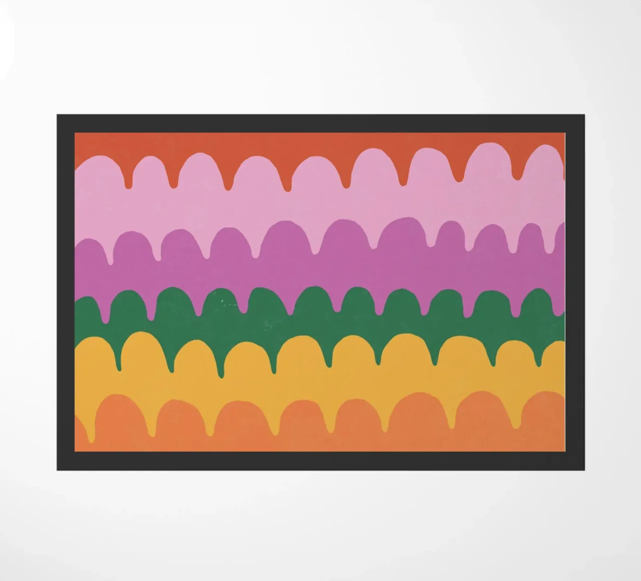 Bright waves doormat by GigiRosado