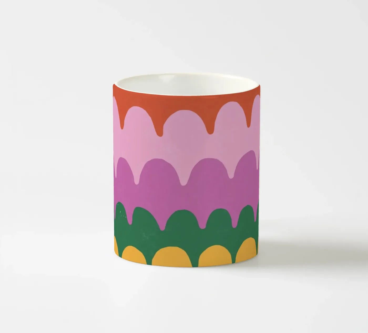 Bright waves ceramic mug by GigiRosado