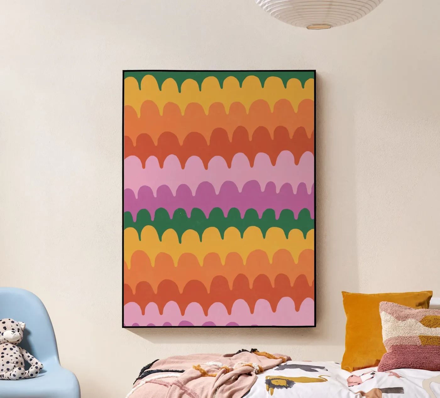 Bright waves acryl van GigiRosado
