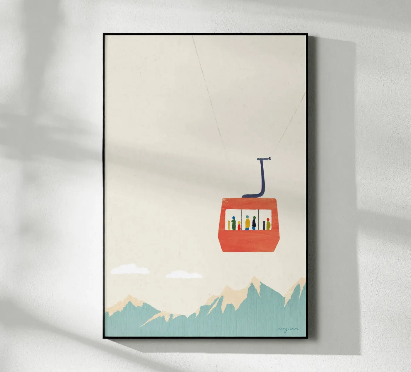 Ski trip 1 plexiglass da Henry Rivers