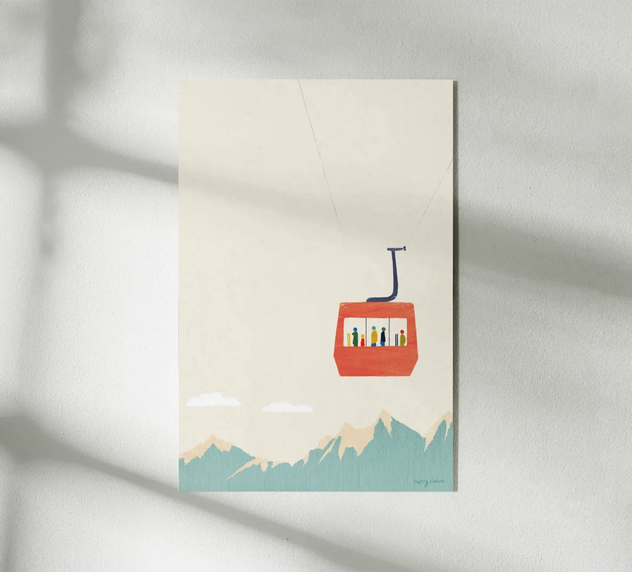 Ski trip 1 plexiglass da Henry Rivers