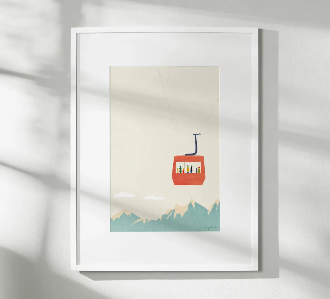 Ski trip 1 poster by Henry Rivers