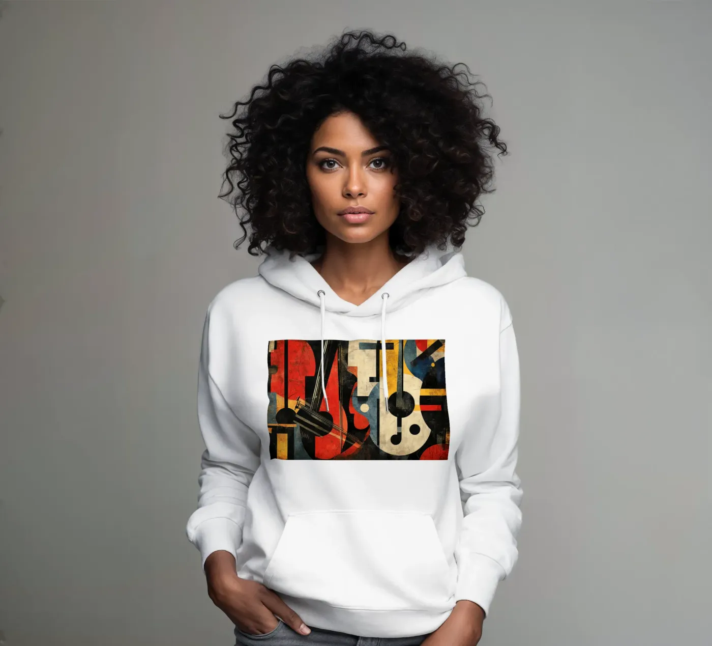 Strings felpa con cappuccio da Art Unleashed