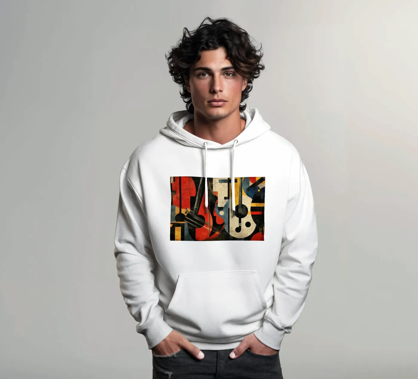 Strings felpa con cappuccio da Art Unleashed