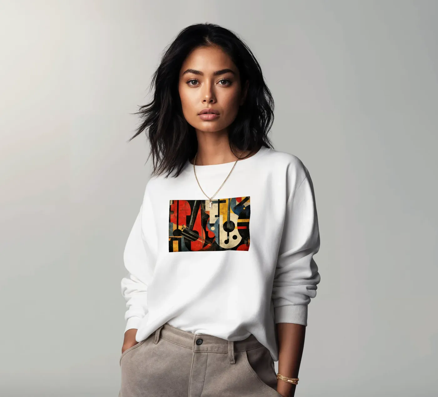 Strings sweatshirt by Art Unleashed