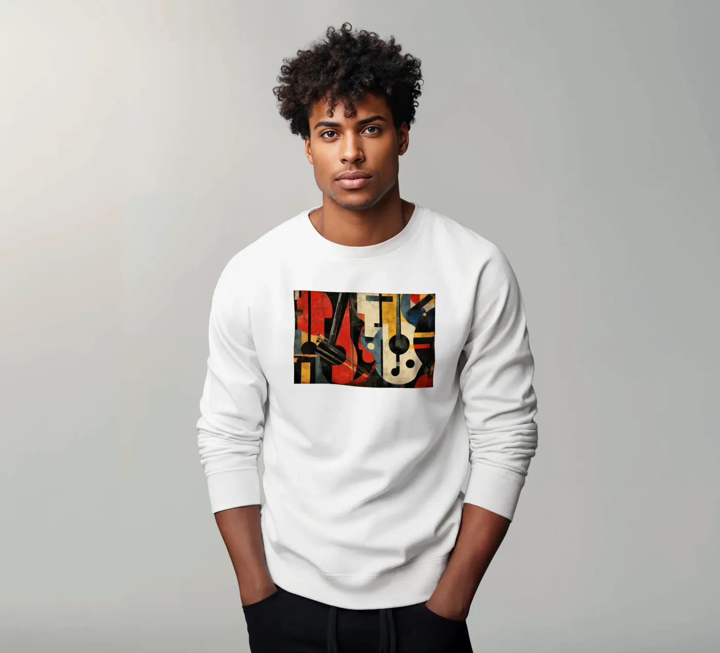Strings sweatshirt by Art Unleashed