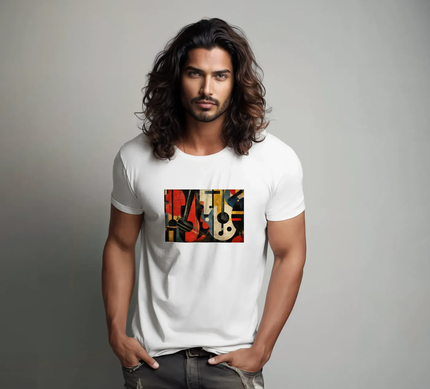 Strings t-shirt da Art Unleashed