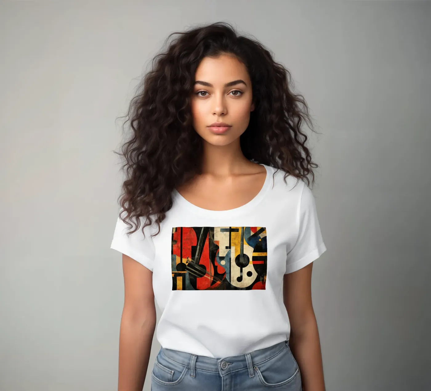 Strings t-shirt da donna da Art Unleashed