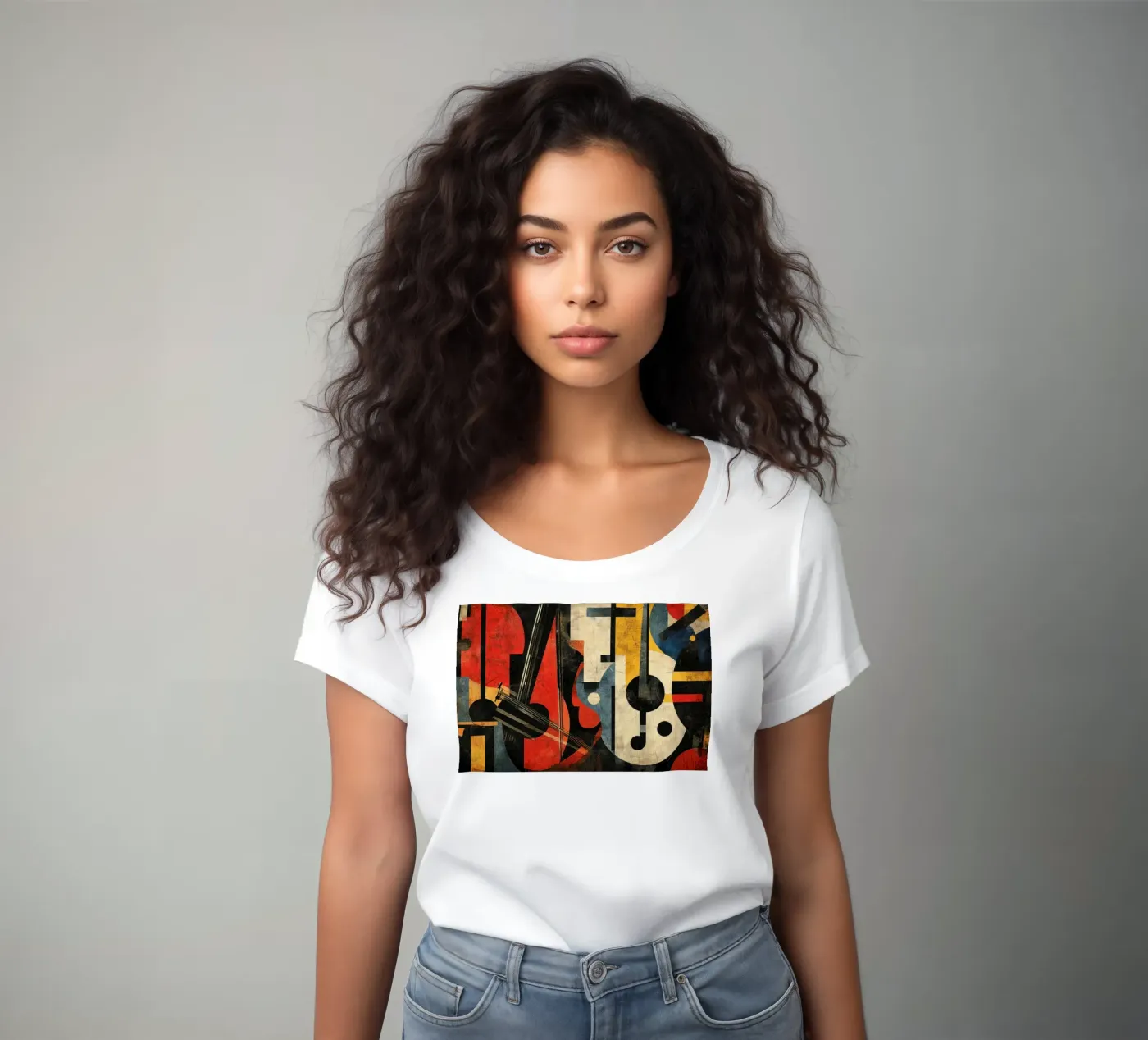 Strings t-shirt da donna da Art Unleashed