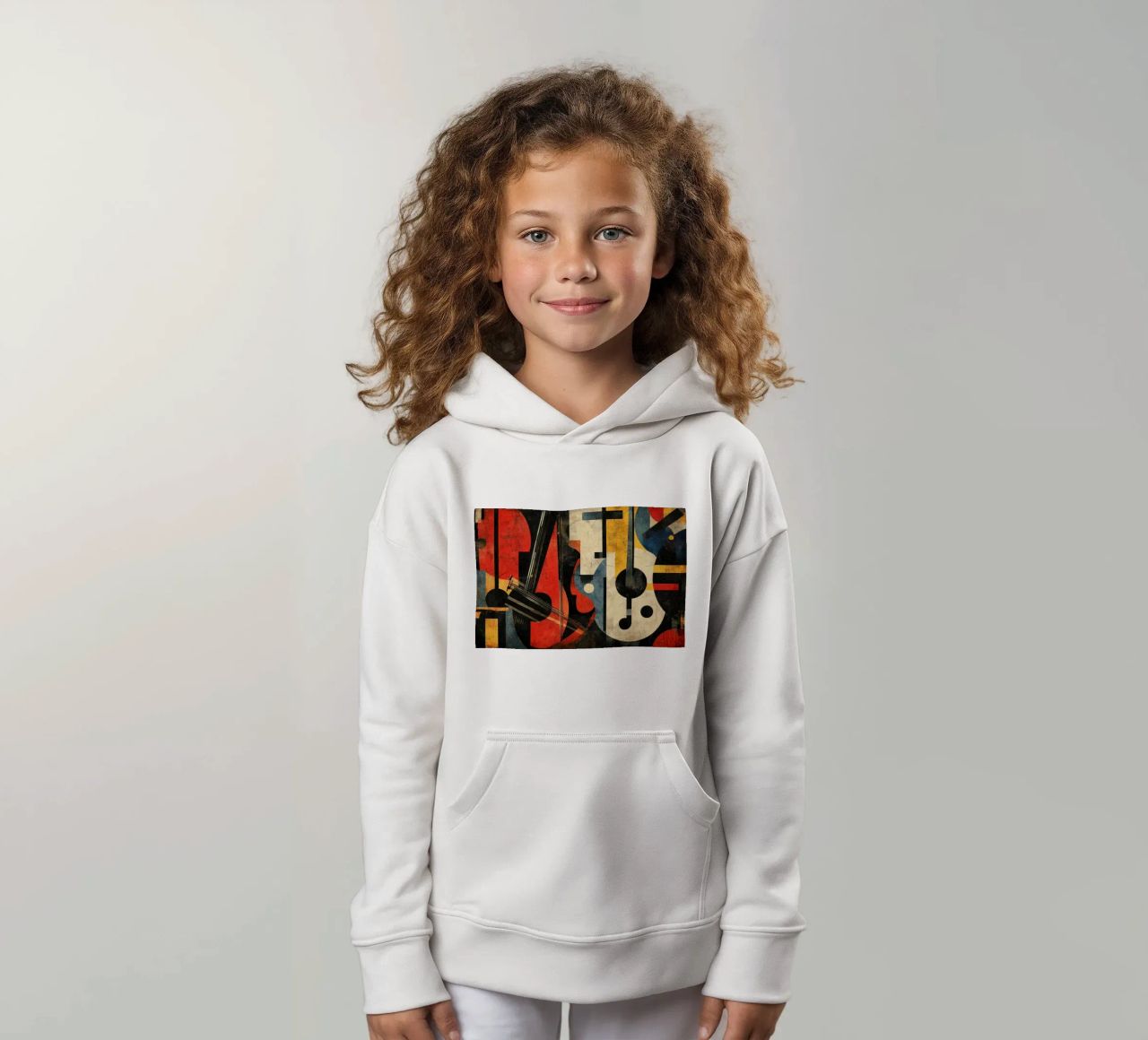 Strings felpa bambino con cappuccio da Art Unleashed