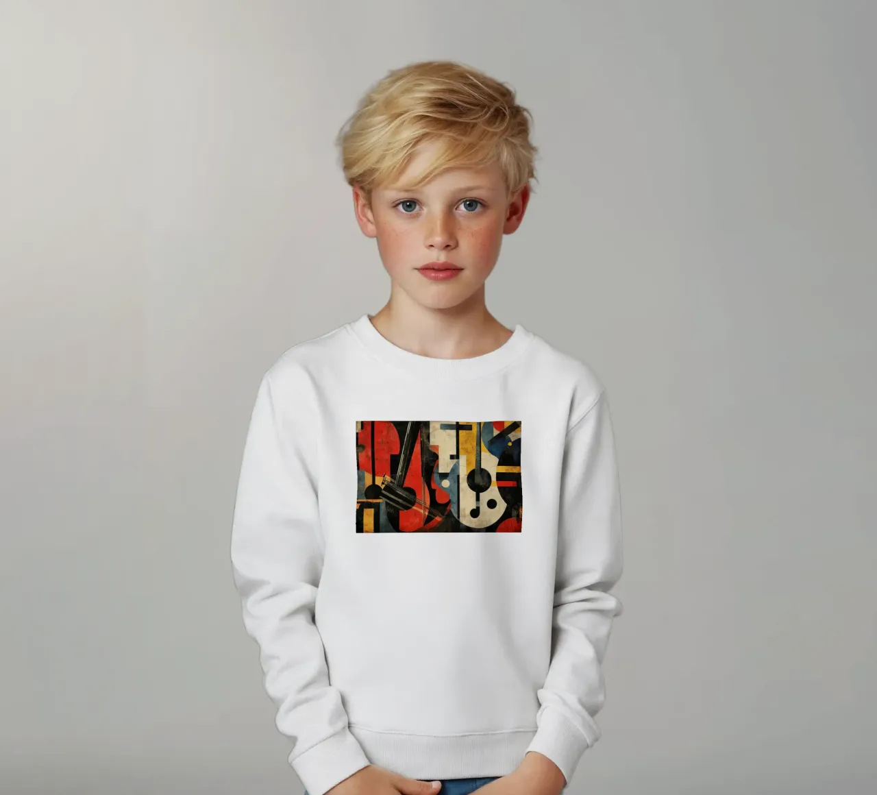 Strings kids sweatshirt by Art Unleashed