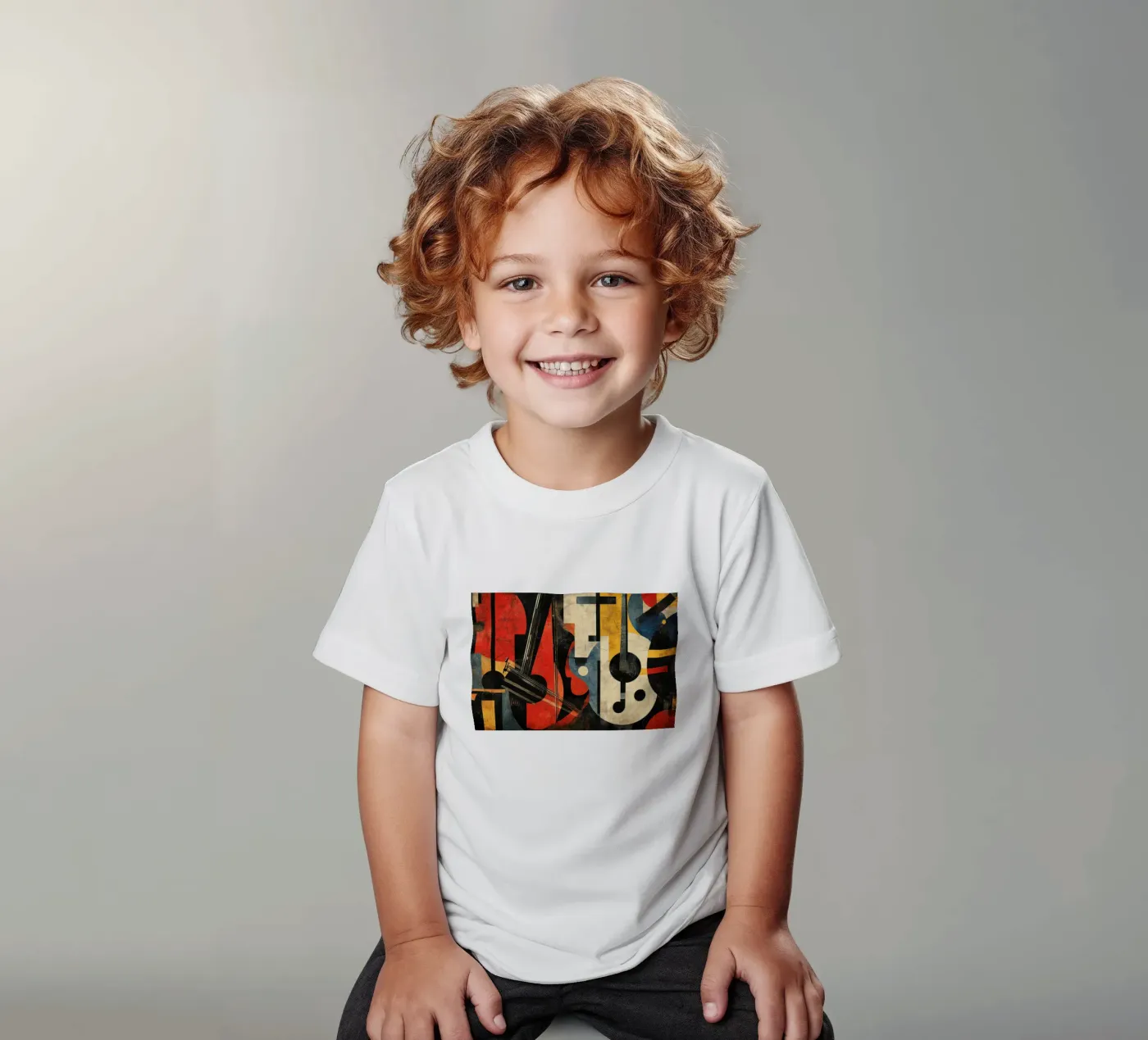 Strings kinder t-shirt van Art Unleashed