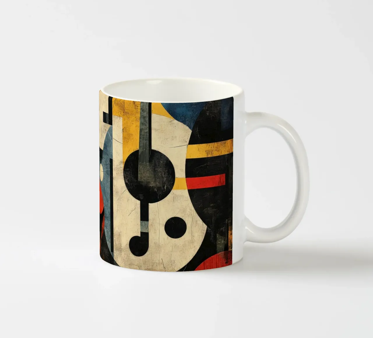 Strings Keramik Tasse von Art Unleashed